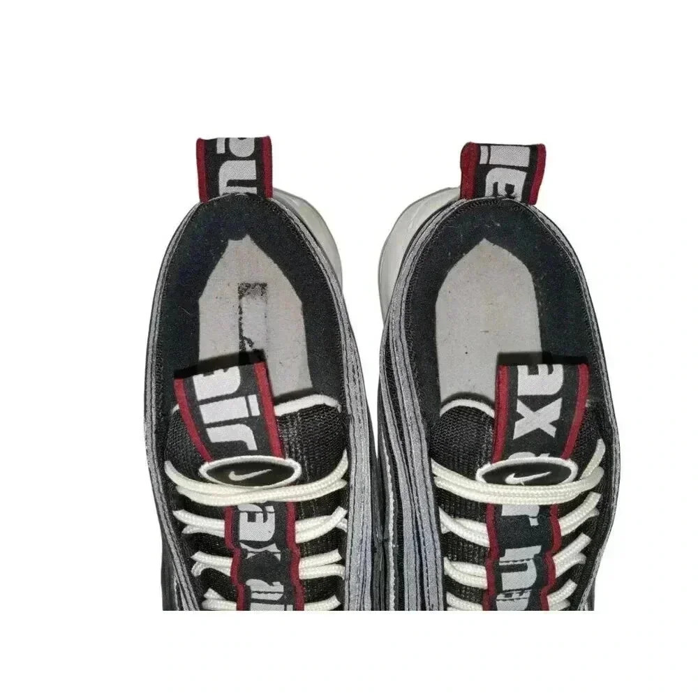 Nike Air Max 97 Premium Mens Sneakers Shoes Black White 312834-008 Size 7.5 - Picture 7 of 12